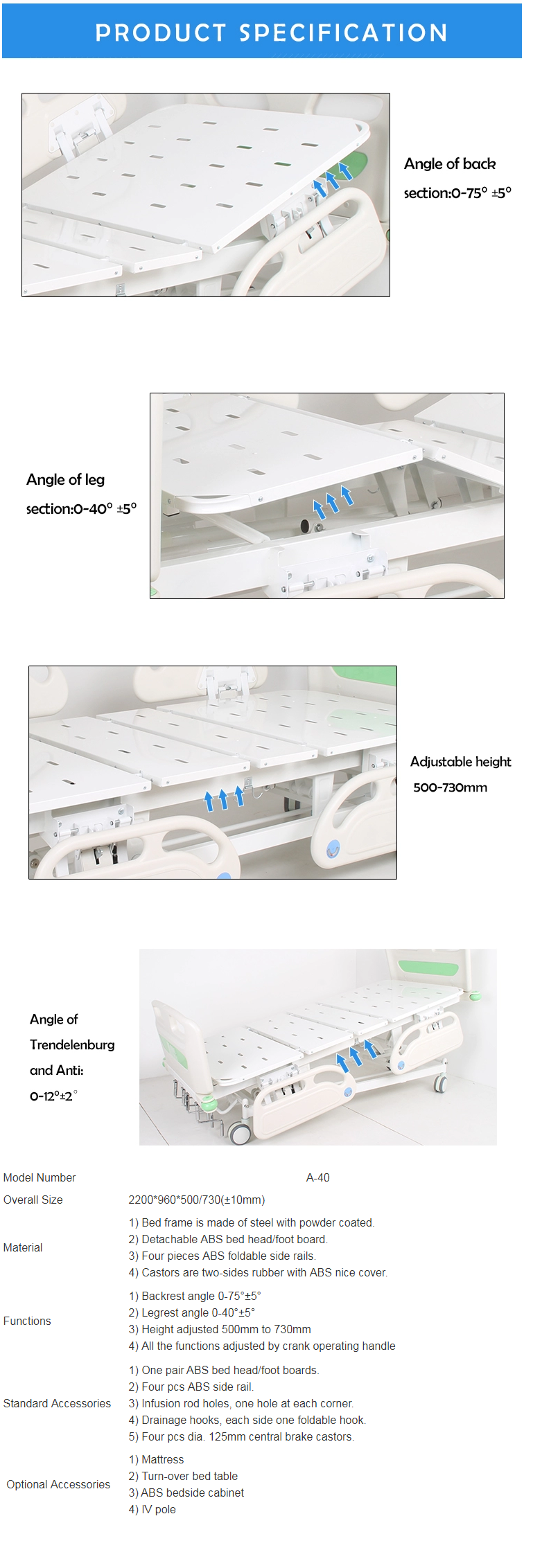 top hospital bed specifications